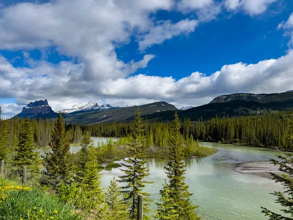 Summer Landscape Banff National Park Canada — Stock Fotó