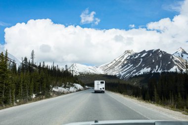 Summer landscape in Jasper National Park in Canada
