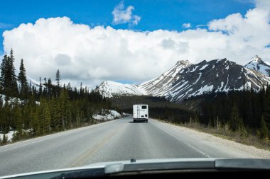 Summer landscape in Jasper National Park in Canada