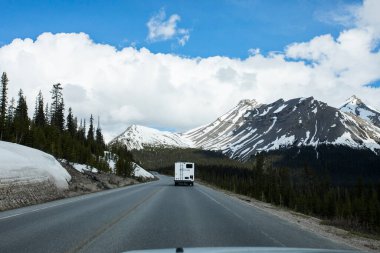 Summer landscape in Jasper National Park in Canada