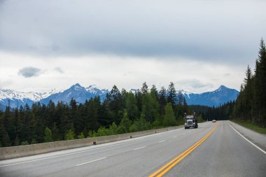 Summer landscape in Glacier National Park, British Columbia in Canada