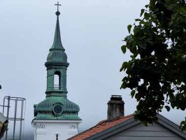 Bergen, Norveç; 10 Eylül 2023: Bergen, Norveç 'te sokak sahnesi