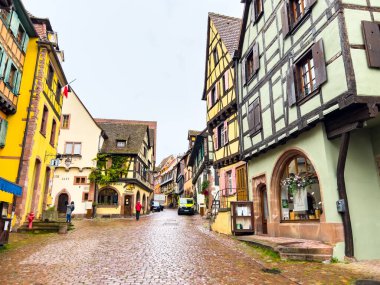 Riquewihr, Fransa; 7 Mayıs 2024: Riquewihr, Fransa