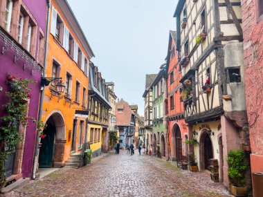 Riquewihr, Fransa; 7 Mayıs 2024: Riquewihr, Fransa