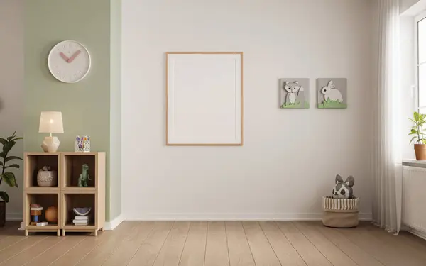 Intérieur Chambre Enfant Aux Couleurs Pastel Dans Style Minimaliste Moderne Image En Vente
