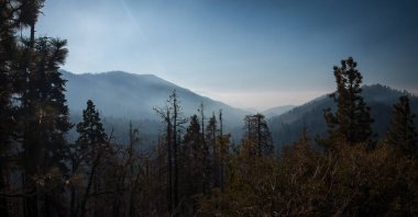 Dağların güzel manzarası