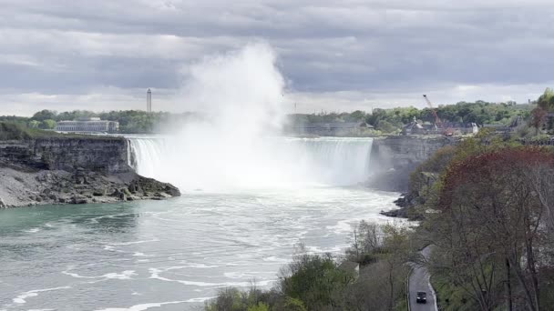 Air Terjun Niagara Musim Semi — Stok Video