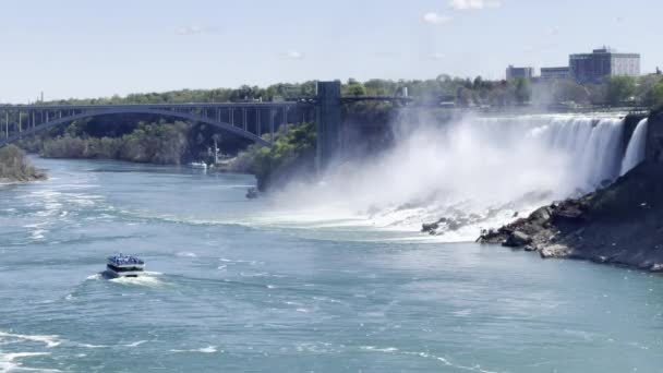 Niagara Falls Lente — Stockvideo