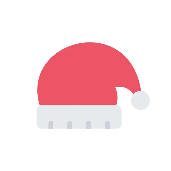 Vánoční Ikony Vánoční Klobouk — Stockový vektor