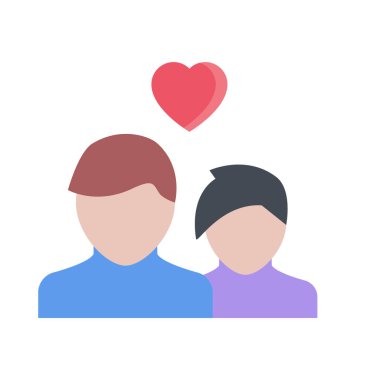 icons valentines day couple