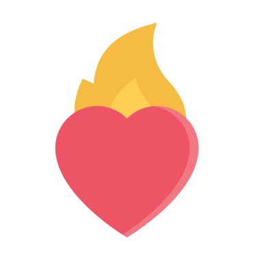 icons valentines day hot heart