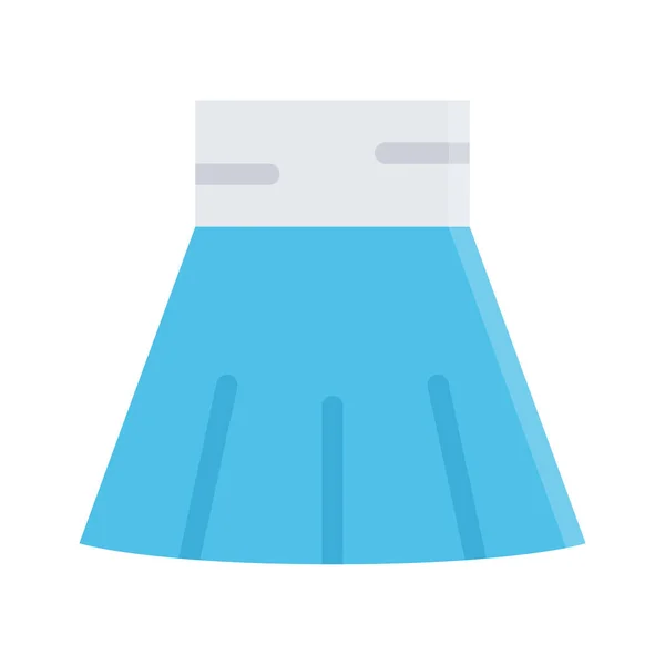 ベクター画像のアイコンの服のスカート — ストックベクタ