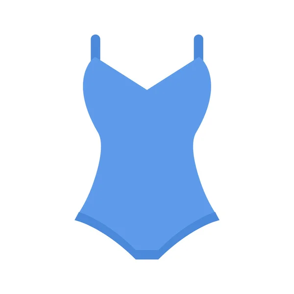 Design Vektor Bild Symbole Kleidung Badeanzug — Stockvektor