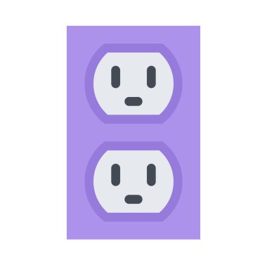 tasarım vektörü simgeleri güç soketi