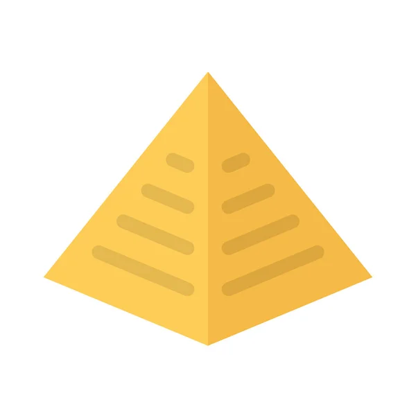 Diseño Vector Imagen Iconos Pirámide — Vector de stock