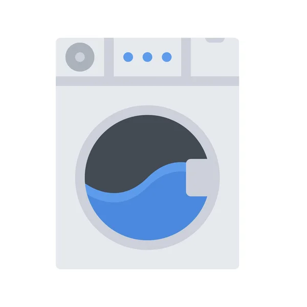 Design Vector Image Icons Washing Machine — Stock Vector
