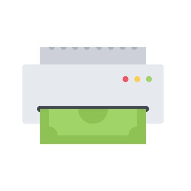 tasarım vektörü resmi para yazdırma simgeleri