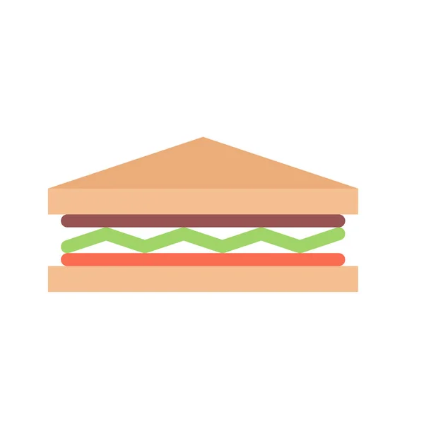 Design Vektor Image Icons Sandwich — Stockvektor