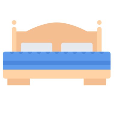 tasarım vektör simgeleri çift yataklı