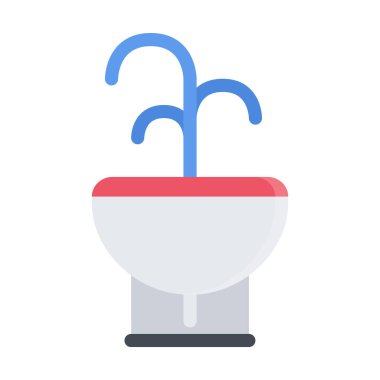 tasarım vektörü simgeleri bidet