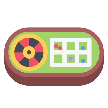 tasarım vektör simgeleri kumarhane ruleti