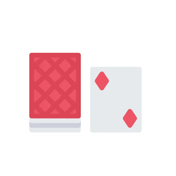 Design Vector Image Icons Playing Cards — Stock Vector