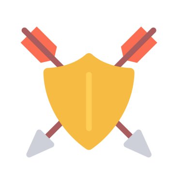 tasarım vektör simgeleri kalkan oku