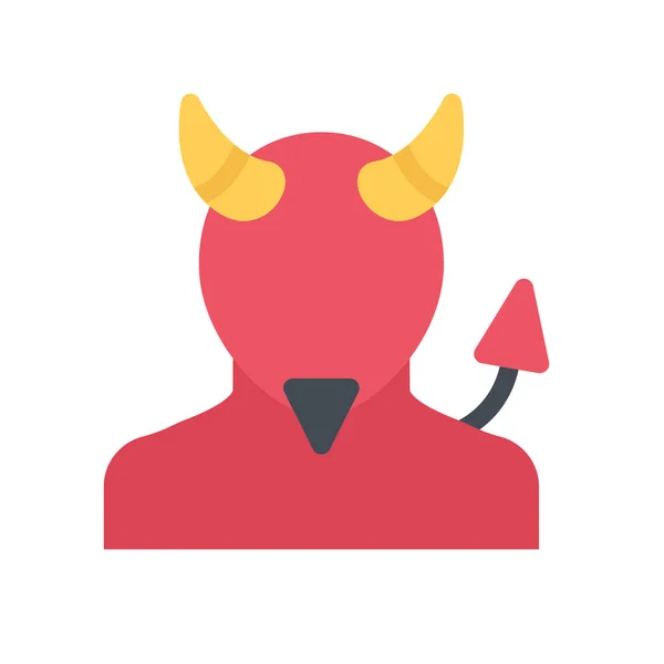 Дизайн Векторні Іконки Зображення Диявол — стоковий вектор