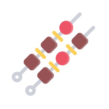 tasarım vektör simgeleri şiş kebap