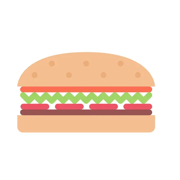 Design Vector Image Icons Sandwich — Stock Vector