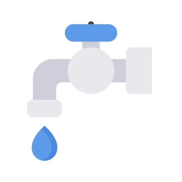 Design Vektor Bild Symbole Leitungswasser — Stockvektor