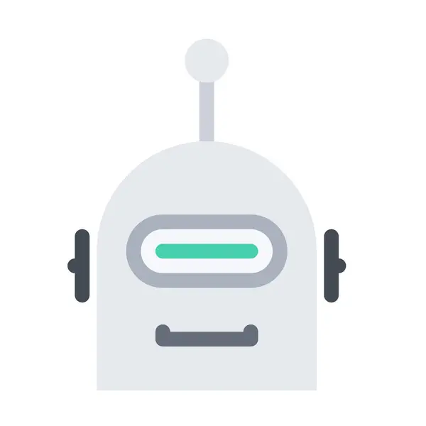 Diseño Vector Imagen Iconos Robot — Vector de stock