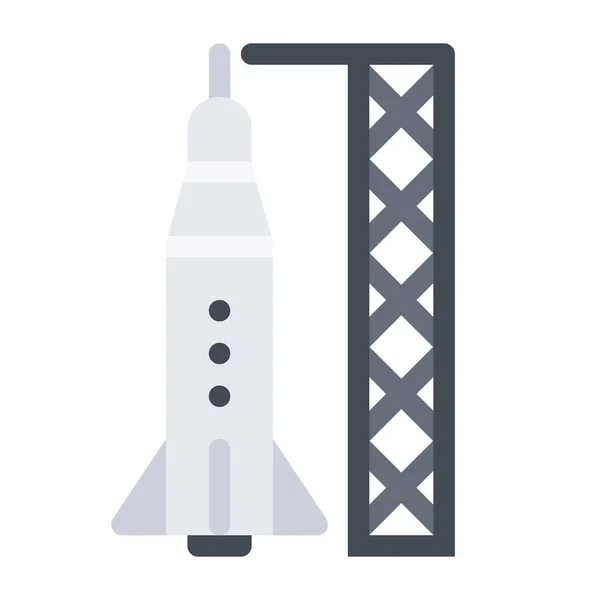 Design Vektor Bild Symbole Rakete — Stockvektor