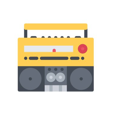 tasarım vektörü simgeleri boombox