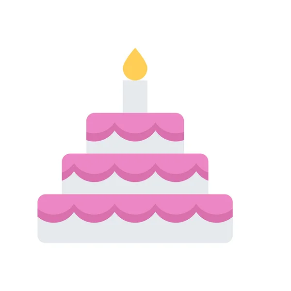 Design Vector Image Icons Cake — Stock Vector