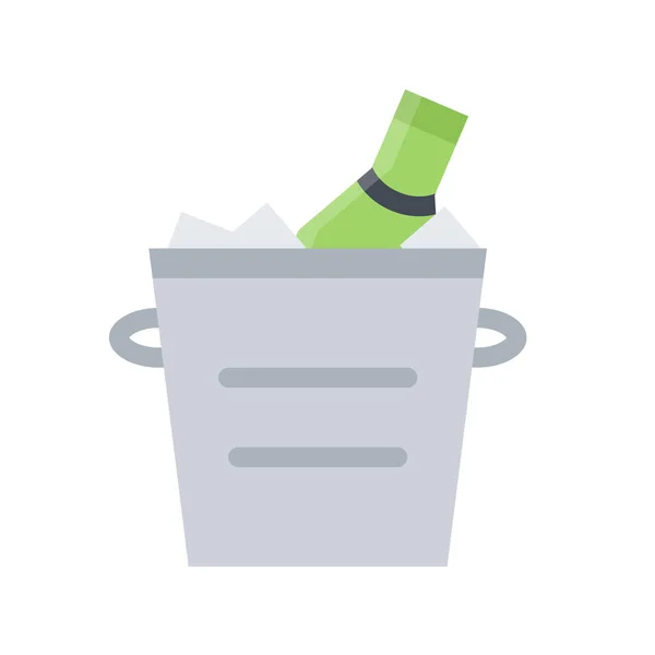Navrhnout Vektorové Ikony Šampaňského — Stockový vektor