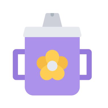 tasarım vektör simgeleri bebek bardağı