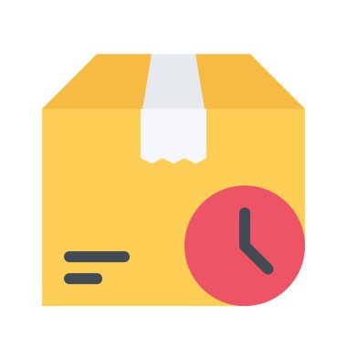 tasarım vektör simgeleri teslim zamanı