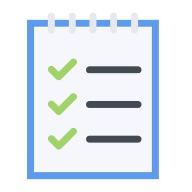 tasarım vektörü simgeleri alışveriş listesi