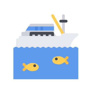 tasarım vektör simgeleri balıkçı teknesi