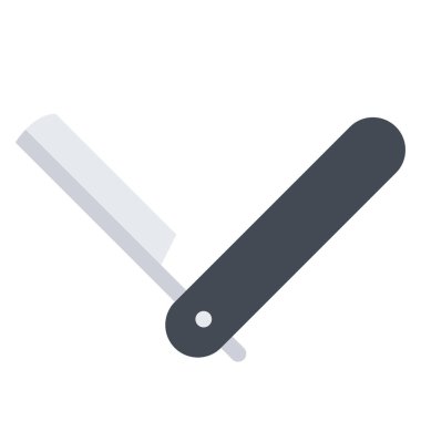 tasarım vektör simgeleri düz ustura