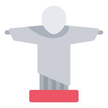 tasarım vektör simgeleri Kurtarıcı heykel İsa