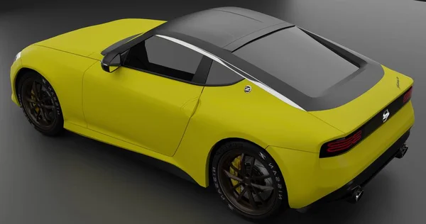 Nissan Proto 400Z Isolated Background — 图库照片