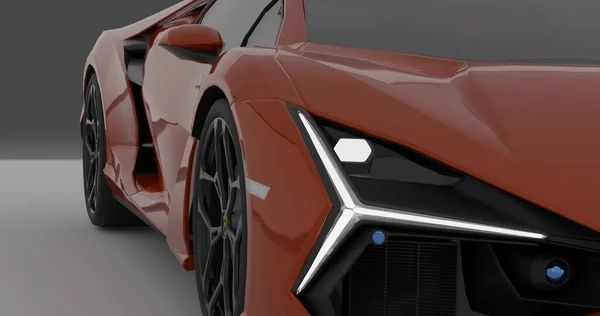 Lamborghini Revuelto Изолированном Фоне — стоковое фото