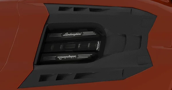 Lamborghini Revuelto Auf Isoliertem Hintergrund — Stockfoto
