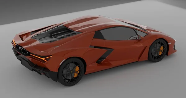 Lamborghini Revuelto Sobre Fondo Aislado — Foto de Stock