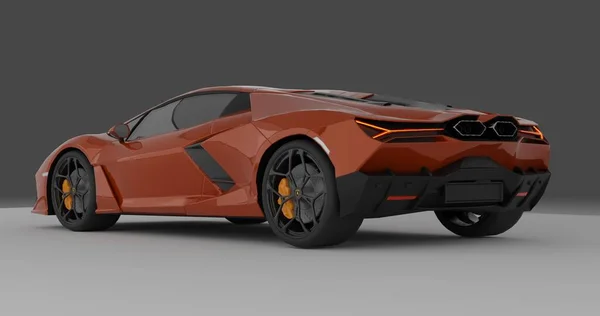 Lamborghini Revuelto Auf Isoliertem Hintergrund — Stockfoto