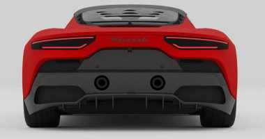 Tangerang, Banten. 12 Aralık 2023, Maserati C20 'nin izole edilmiş arkaplan görüntüsü