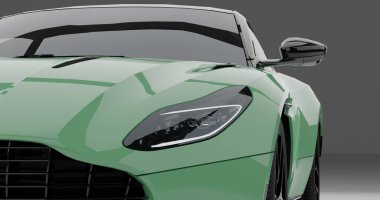Aston Martin DB11 İzole Arkaplan Hazırlama