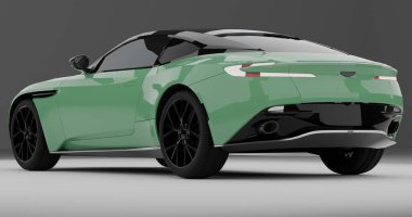 Aston Martin DB11 İzole Arkaplan Hazırlama